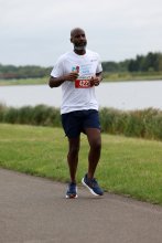 Anthony running in the Dorney Lake Marathon