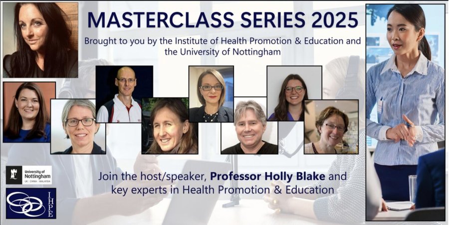 FREE Health Promotion Masterclasses throughout 2025